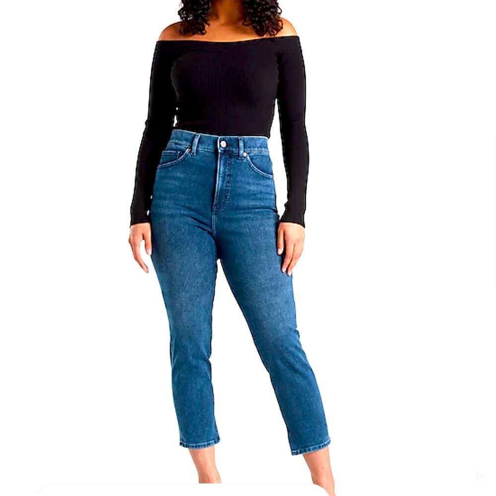 NWT EXPRESS Super high waist super soft slim jeans sz 12